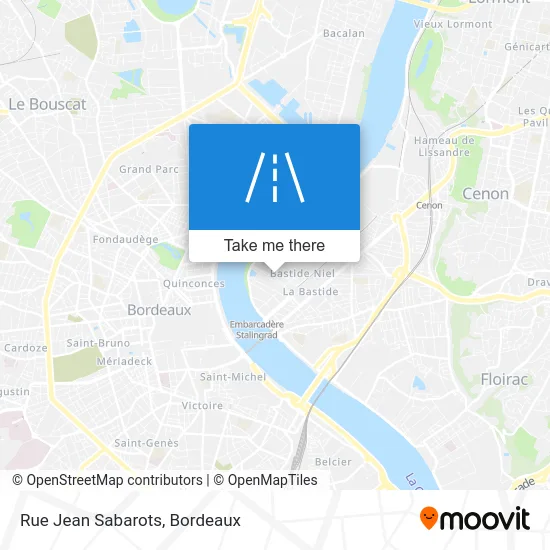 Rue Jean Sabarots map