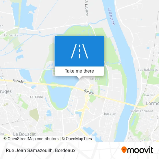 Rue Jean Samazeuilh map