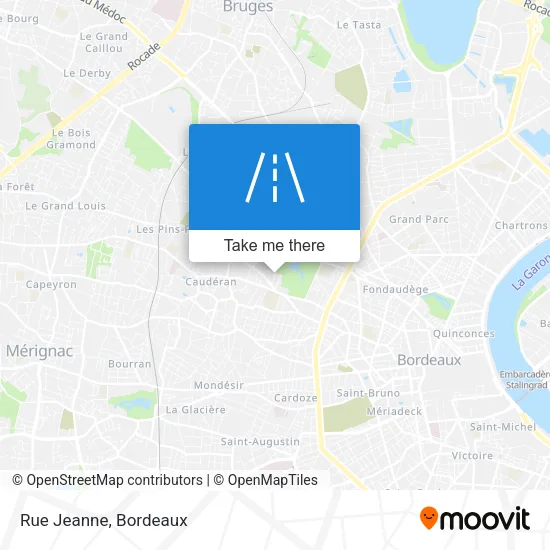 Rue Jeanne map