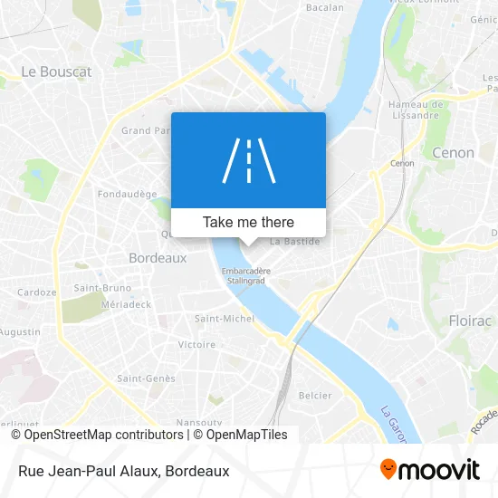 Rue Jean-Paul Alaux map