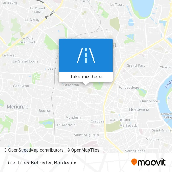 Rue Jules Betbeder map