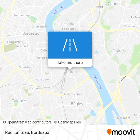 Rue Lafiteau map