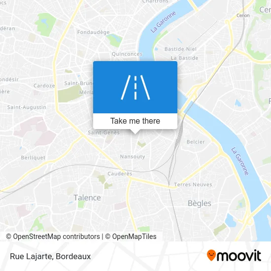 Rue Lajarte map