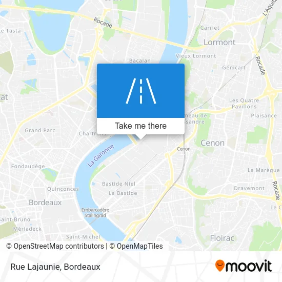 Rue Lajaunie map