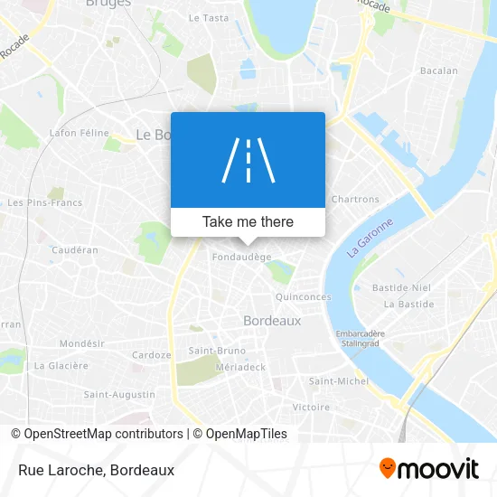 Rue Laroche map