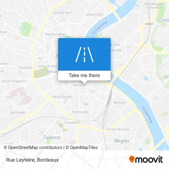 Rue Leyteire map