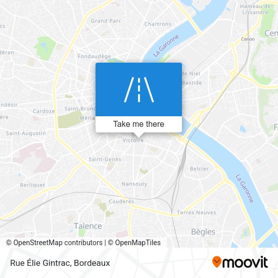 Rue Élie Gintrac map