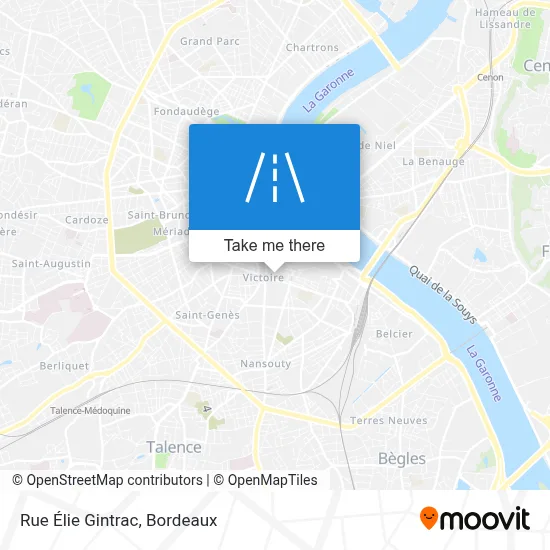 Rue Élie Gintrac map