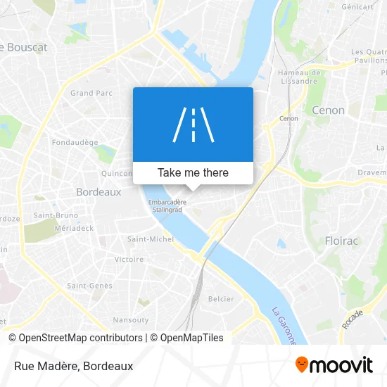 Rue Madère map