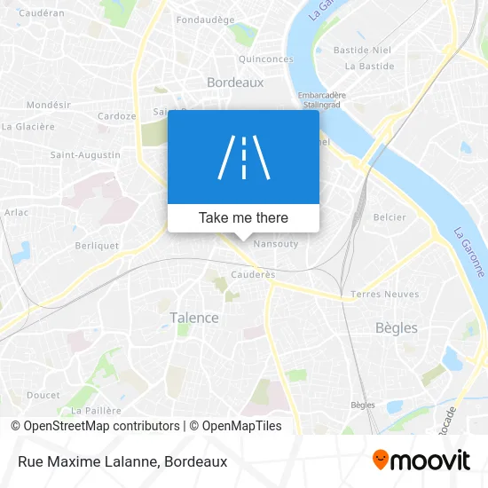 Rue Maxime Lalanne map