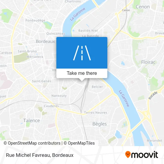 Rue Michel Favreau map