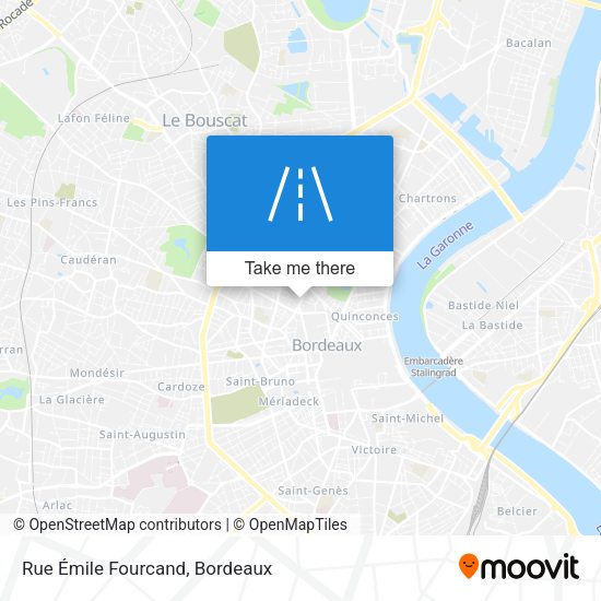 Rue Émile Fourcand map