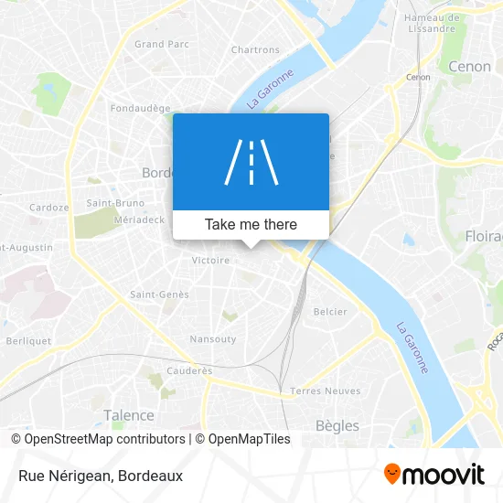 Rue Nérigean map