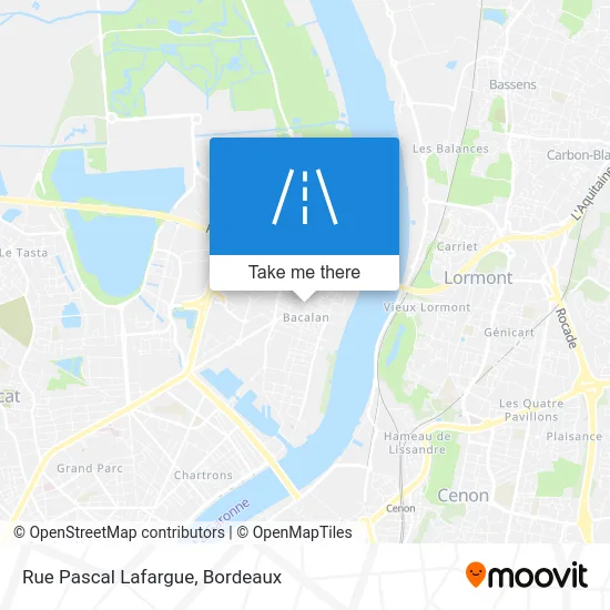 Rue Pascal Lafargue map