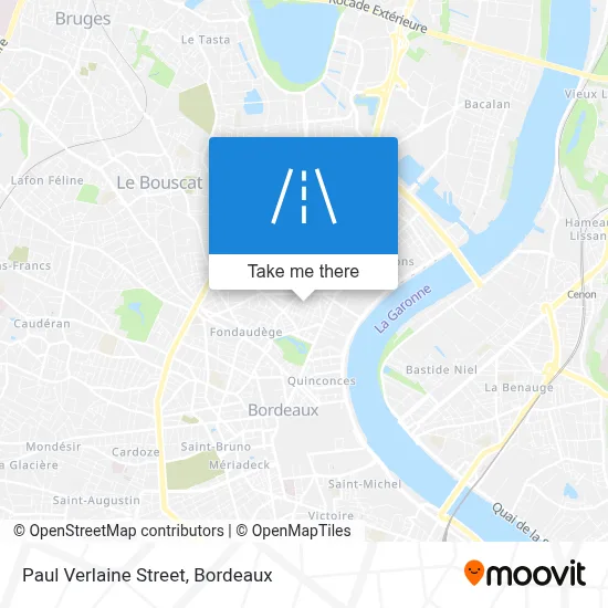 Rue Paul Verlaine map