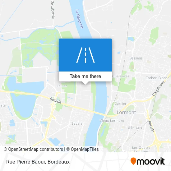 Rue Pierre Baour map