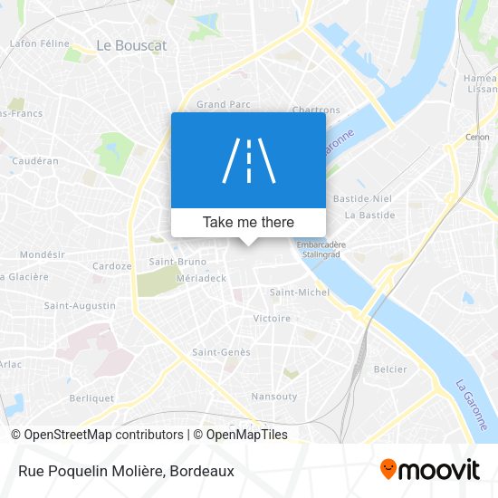 Rue Poquelin Molière map