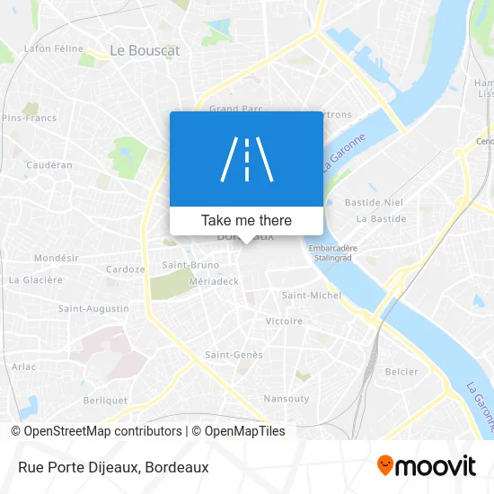 Rue Porte Dijeaux map