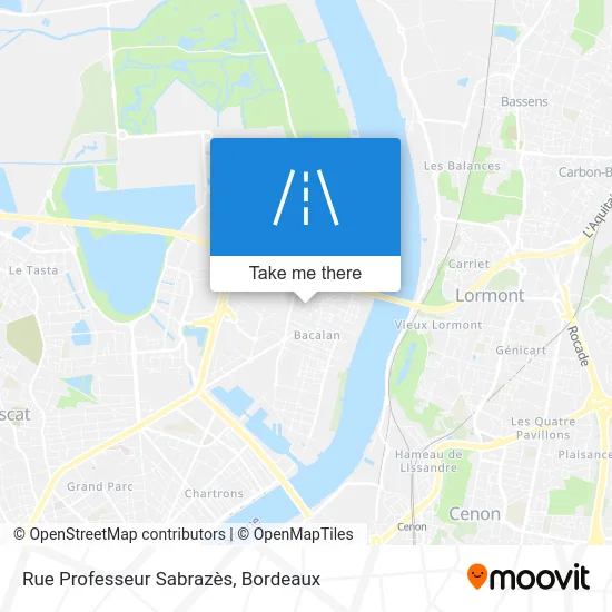 Rue Professeur Sabrazès map