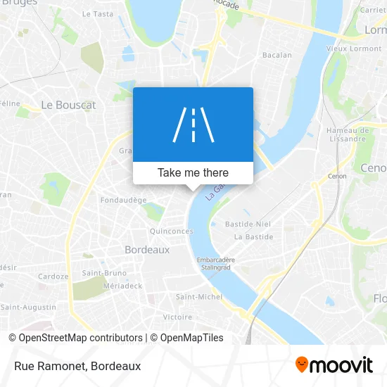 Rue Ramonet map