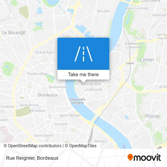 Rue Reignier map