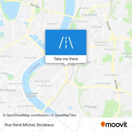 Rue René Michel map