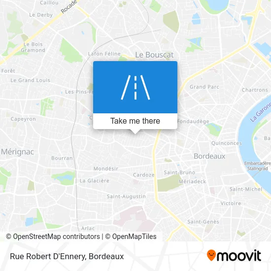 Rue Robert D'Ennery map