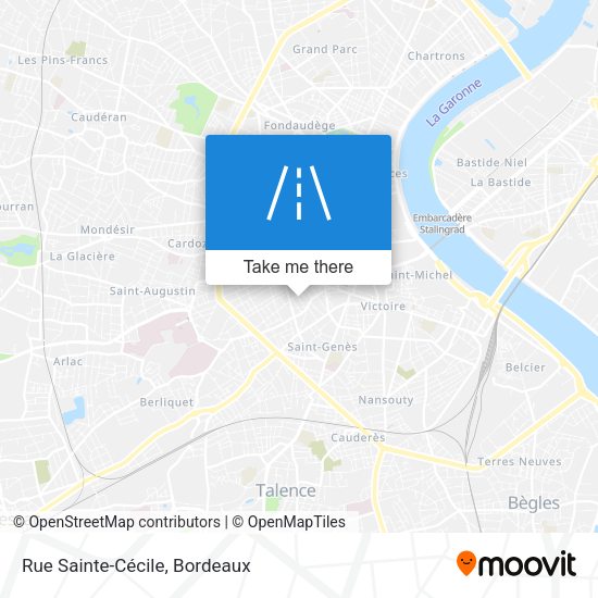 Rue Sainte-Cécile map