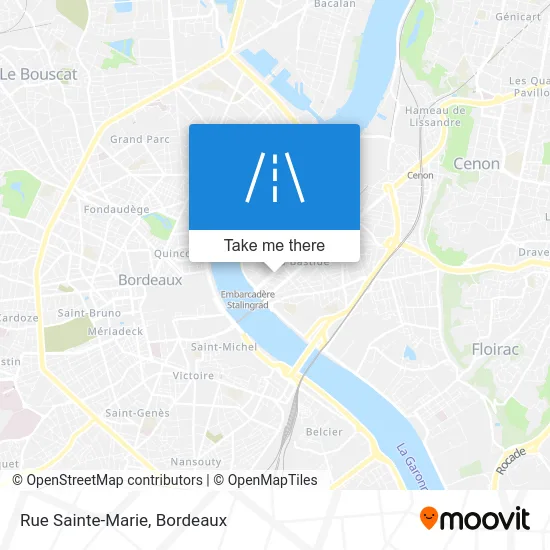 Rue Sainte-Marie map