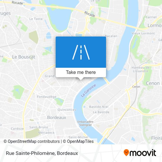 Rue Sainte-Philomène map