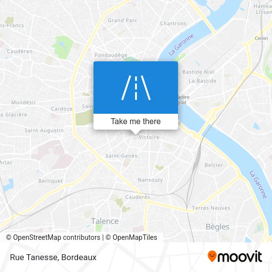 Rue Tanesse map