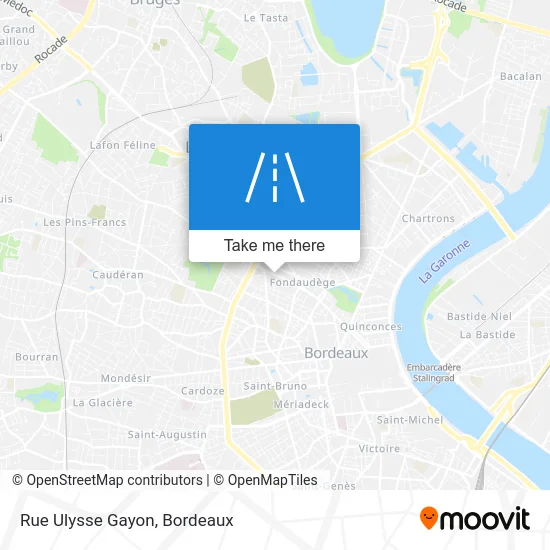 Rue Ulysse Gayon map