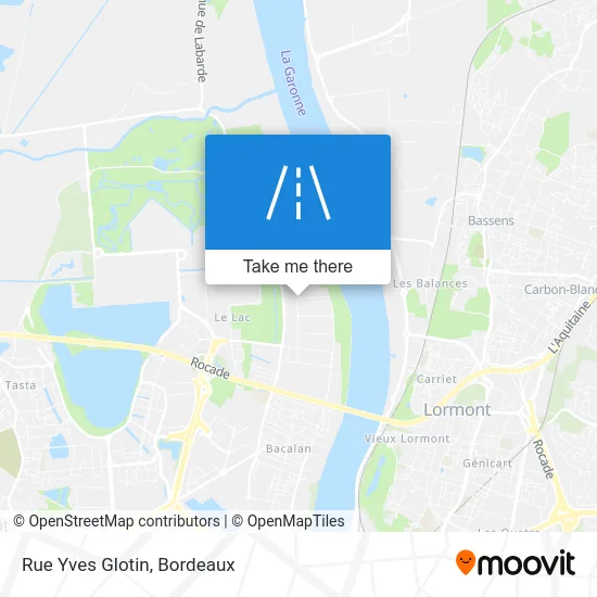 Rue Yves Glotin map