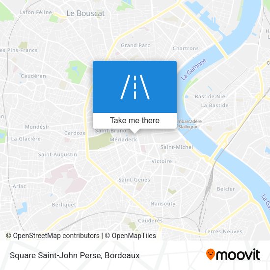 Square Saint-John Perse map