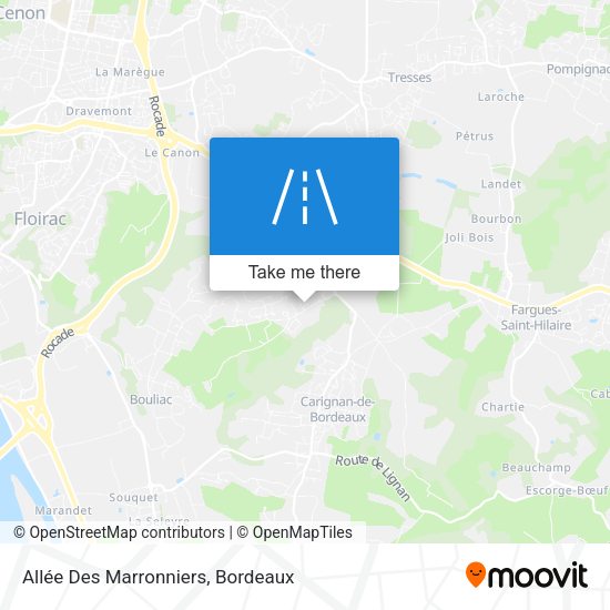 Allée Des Marronniers map