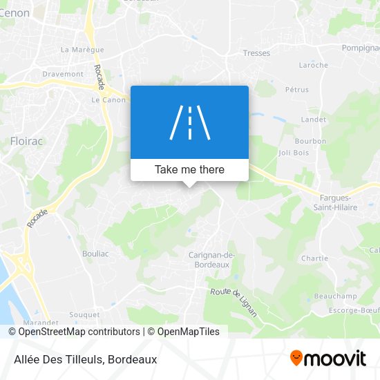 Allée Des Tilleuls map
