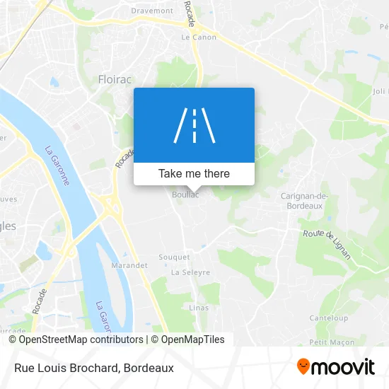 Rue Louis Brochard map