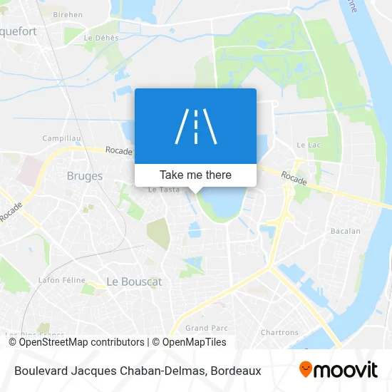 Boulevard Jacques Chaban-Delmas map