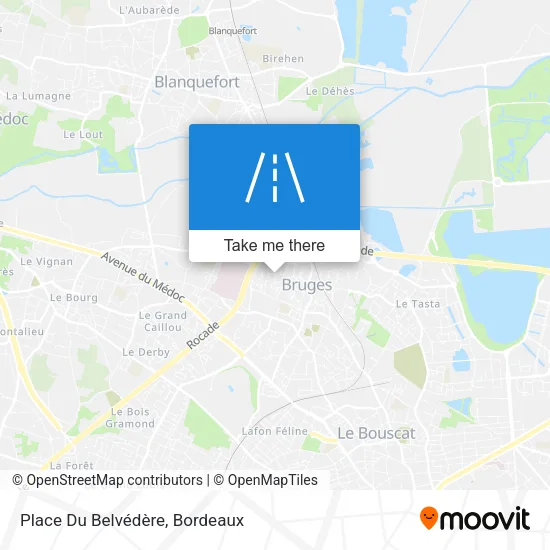 Place Du Belvédère map
