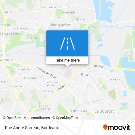 Rue André Sarreau map