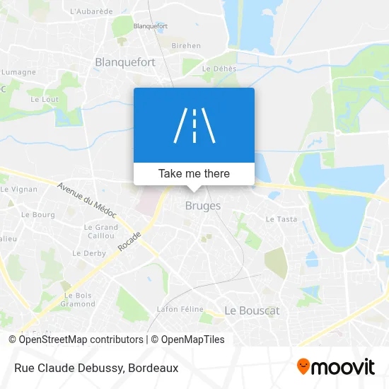 Rue Claude Debussy map