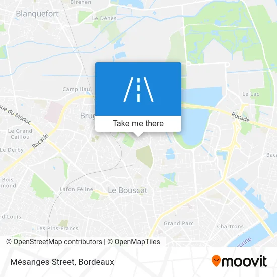 Rue Des Mésanges map