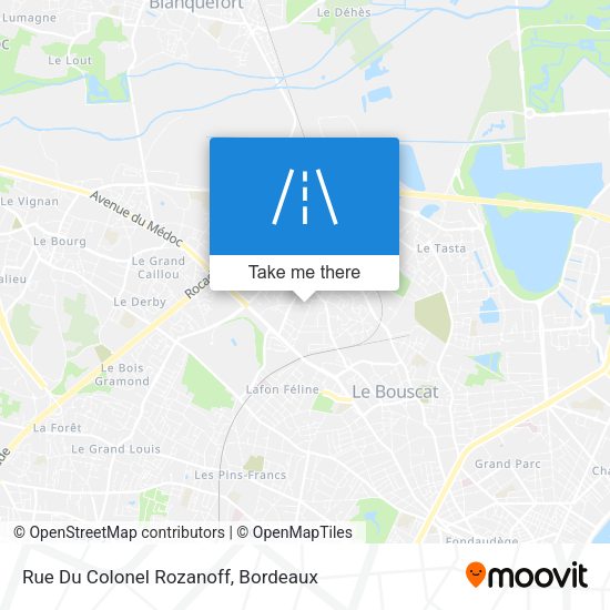 Rue Du Colonel Rozanoff map