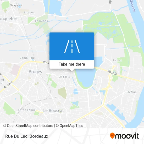 Rue Du Lac map