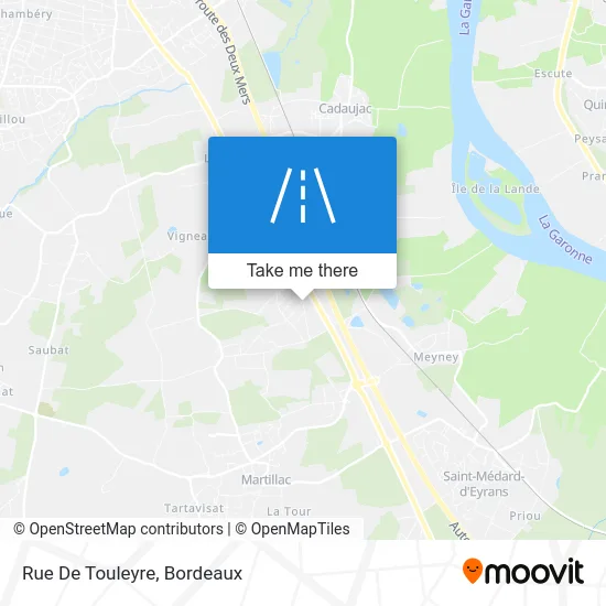 Rue De Touleyre map