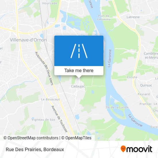 Rue Des Prairies map