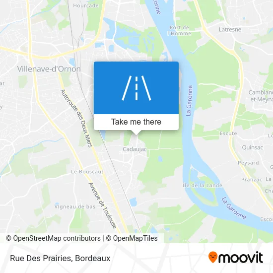 Rue Des Prairies map