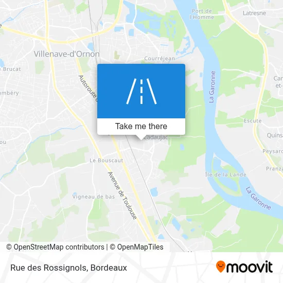 Rue Des Rossignols map