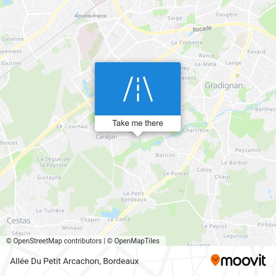 Allée Du Petit Arcachon map