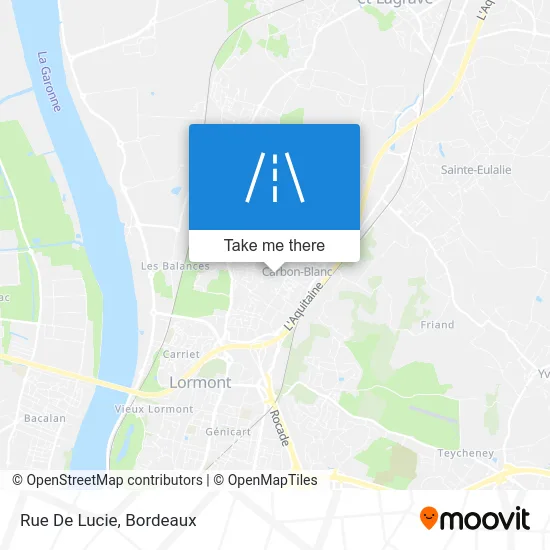 Rue De Lucie map